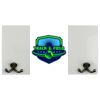 Coat Hanger Plaque - Natural Wood Thumbnail