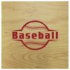 ChromaLuxe Natural Wood Sublimation Plaque Panel, 10" x 10" x 0.625", Clear Matte on Maple Thumbnail