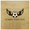 ChromaLuxe Natural Wood Sublimation Plaque Panel, 10" x 10" x 0.625", Clear Matte on Maple Thumbnail