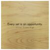 ChromaLuxe Natural Wood Sublimation Plaque Panel, 10" x 10" x 0.625", Clear Matte on Maple Thumbnail
