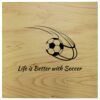 ChromaLuxe Natural Wood Sublimation Plaque Panel, 10" x 10" x 0.625", Clear Matte on Maple Thumbnail