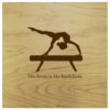 ChromaLuxe Natural Wood Sublimation Plaque Panel, 10" x 10" x 0.625", Clear Matte on Maple Thumbnail