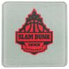 Square DyeTrans Glass Coaster, with White Sublimation Backing, 3.93" x 3.93" x .16". Tempered Textu Thumbnail