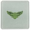 Square DyeTrans Glass Coaster, with White Sublimation Backing, 3.93" x 3.93" x .16". Tempered Textu Thumbnail