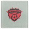 Square DyeTrans Glass Coaster, with White Sublimation Backing, 3.93" x 3.93" x .16". Tempered Textu Thumbnail