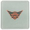 Square DyeTrans Glass Coaster, with White Sublimation Backing, 3.93" x 3.93" x .16". Tempered Textu Thumbnail