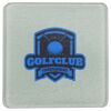 Square DyeTrans Glass Coaster, with White Sublimation Backing, 3.93" x 3.93" x .16". Tempered Textu Thumbnail