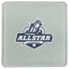 Square DyeTrans Glass Coaster, with White Sublimation Backing, 3.93" x 3.93" x .16". Tempered Textu Thumbnail