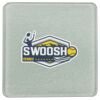 Square DyeTrans Glass Coaster, with White Sublimation Backing, 3.93" x 3.93" x .16". Tempered Textu Thumbnail