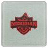 Square DyeTrans Glass Coaster, with White Sublimation Backing, 3.93" x 3.93" x .16". Tempered Textu Thumbnail
