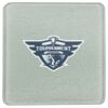 Square DyeTrans Glass Coaster, with White Sublimation Backing, 3.93" x 3.93" x .16". Tempered Textu Thumbnail