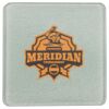 Square DyeTrans Glass Coaster, with White Sublimation Backing, 3.93" x 3.93" x .16". Tempered Textu Thumbnail