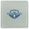 Square DyeTrans Glass Coaster, with White Sublimation Backing, 3.93" x 3.93" x .16". Tempered Textu Thumbnail