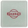 Square DyeTrans Glass Coaster, with White Sublimation Backing, 3.93" x 3.93" x .16". Tempered Textu Thumbnail