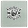 Square DyeTrans Glass Coaster, with White Sublimation Backing, 3.93" x 3.93" x .16". Tempered Textu Thumbnail