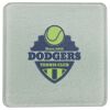 Square DyeTrans Glass Coaster, with White Sublimation Backing, 3.93" x 3.93" x .16". Tempered Textu Thumbnail