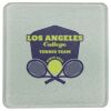 Square DyeTrans Glass Coaster, with White Sublimation Backing, 3.93" x 3.93" x .16". Tempered Textu Thumbnail