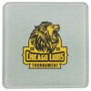 Square DyeTrans Glass Coaster, with White Sublimation Backing, 3.93" x 3.93" x .16". Tempered Textu Thumbnail