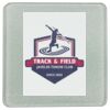 Square DyeTrans Glass Coaster, with White Sublimation Backing, 3.93" x 3.93" x .16". Tempered Textu Thumbnail