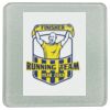 Square DyeTrans Glass Coaster, with White Sublimation Backing, 3.93" x 3.93" x .16". Tempered Textu Thumbnail