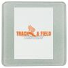 Square DyeTrans Glass Coaster, with White Sublimation Backing, 3.93" x 3.93" x .16". Tempered Textu Thumbnail