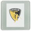 Square DyeTrans Glass Coaster, with White Sublimation Backing, 3.93" x 3.93" x .16". Tempered Textu Thumbnail