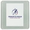Square DyeTrans Glass Coaster, with White Sublimation Backing, 3.93" x 3.93" x .16". Tempered Textu Thumbnail