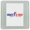 Square DyeTrans Glass Coaster, with White Sublimation Backing, 3.93" x 3.93" x .16". Tempered Textu Thumbnail