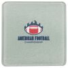 Square DyeTrans Glass Coaster, with White Sublimation Backing, 3.93" x 3.93" x .16". Tempered Textu Thumbnail