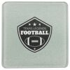 Square DyeTrans Glass Coaster, with White Sublimation Backing, 3.93" x 3.93" x .16". Tempered Textu Thumbnail