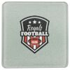 Square DyeTrans Glass Coaster, with White Sublimation Backing, 3.93" x 3.93" x .16". Tempered Textu Thumbnail
