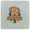 Square DyeTrans Glass Coaster, with White Sublimation Backing, 3.93" x 3.93" x .16". Tempered Textu Thumbnail