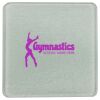 Square DyeTrans Glass Coaster, with White Sublimation Backing, 3.93" x 3.93" x .16". Tempered Textu Thumbnail