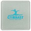 Square DyeTrans Glass Coaster, with White Sublimation Backing, 3.93" x 3.93" x .16". Tempered Textu Thumbnail