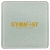 Square DyeTrans Glass Coaster, with White Sublimation Backing, 3.93" x 3.93" x .16". Tempered Textu Thumbnail