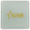Square DyeTrans Glass Coaster, with White Sublimation Backing, 3.93" x 3.93" x .16". Tempered Textu Thumbnail