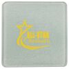 Square DyeTrans Glass Coaster, with White Sublimation Backing, 3.93" x 3.93" x .16". Tempered Textu Thumbnail