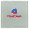 Square DyeTrans Glass Coaster, with White Sublimation Backing, 3.93" x 3.93" x .16". Tempered Textu Thumbnail