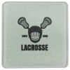 Square DyeTrans Glass Coaster, with White Sublimation Backing, 3.93" x 3.93" x .16". Tempered Textu Thumbnail
