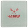 Square DyeTrans Glass Coaster, with White Sublimation Backing, 3.93" x 3.93" x .16". Tempered Textu Thumbnail