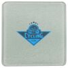 Square DyeTrans Glass Coaster, with White Sublimation Backing, 3.93" x 3.93" x .16". Tempered Textu Thumbnail
