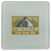 Square DyeTrans Glass Coaster, with White Sublimation Backing, 3.93" x 3.93" x .16". Tempered Textu Thumbnail