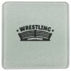 Square DyeTrans Glass Coaster, with White Sublimation Backing, 3.93" x 3.93" x .16". Tempered Textu Thumbnail