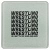 Square DyeTrans Glass Coaster, with White Sublimation Backing, 3.93" x 3.93" x .16". Tempered Textu Thumbnail
