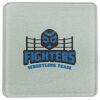 Square DyeTrans Glass Coaster, with White Sublimation Backing, 3.93" x 3.93" x .16". Tempered Textu Thumbnail
