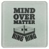 Square DyeTrans Glass Coaster, with White Sublimation Backing, 3.93" x 3.93" x .16". Tempered Textu Thumbnail