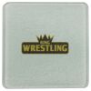 Square DyeTrans Glass Coaster, with White Sublimation Backing, 3.93" x 3.93" x .16". Tempered Textu Thumbnail