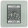 Square DyeTrans Glass Coaster, with White Sublimation Backing, 3.93" x 3.93" x .16". Tempered Textu Thumbnail