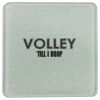 Square DyeTrans Glass Coaster, with White Sublimation Backing, 3.93" x 3.93" x .16". Tempered Textu Thumbnail