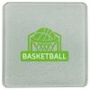 Square DyeTrans Glass Coaster, with White Sublimation Backing, 3.93" x 3.93" x .16". Tempered Textu Thumbnail